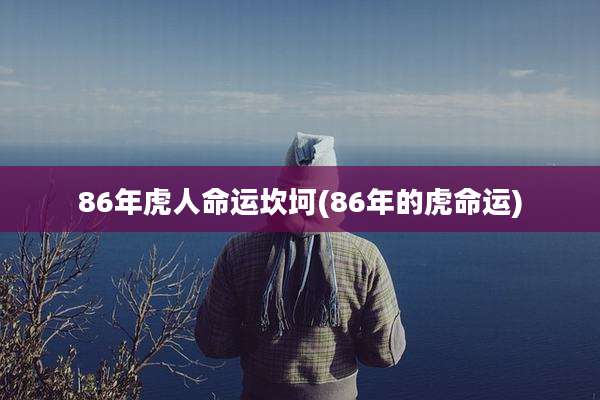 86年虎人命运坎坷(86年的虎命运)