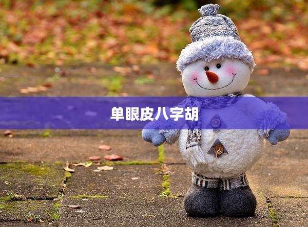单眼皮八字胡