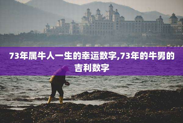 73年属牛人一生的幸运数字,73年的牛男的吉利数字