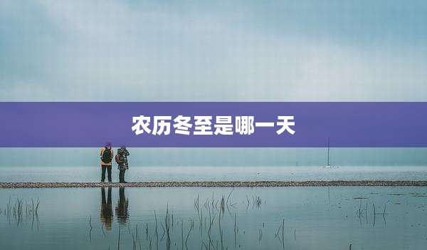 农历冬至是哪一天