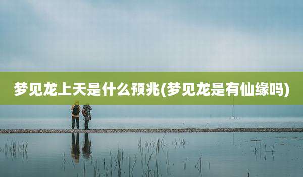 梦见龙上天是什么预兆(梦见龙是有仙缘吗)