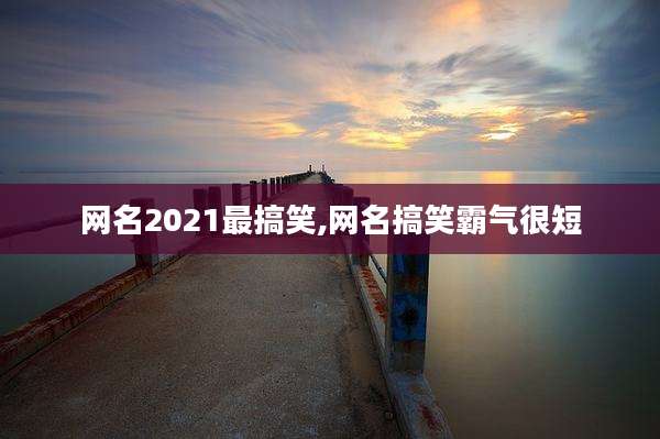网名2021最搞笑,网名搞笑霸气很短