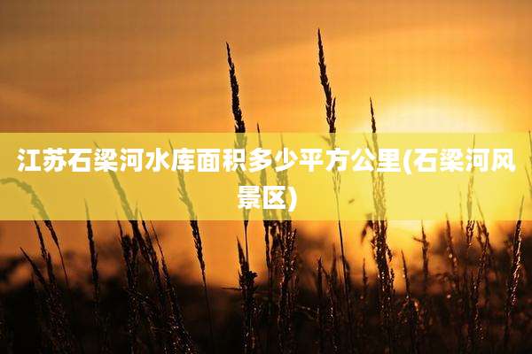江苏石梁河水库面积多少平方公里(石梁河风景区)