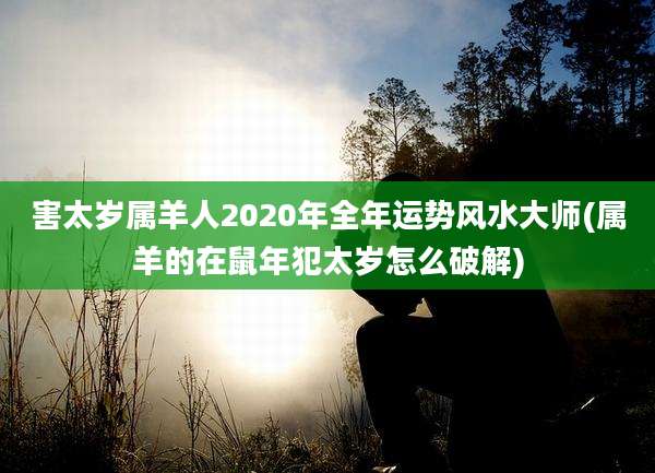 害太岁属羊人2020年全年运势风水大师(属羊的在鼠年犯太岁怎么破解)