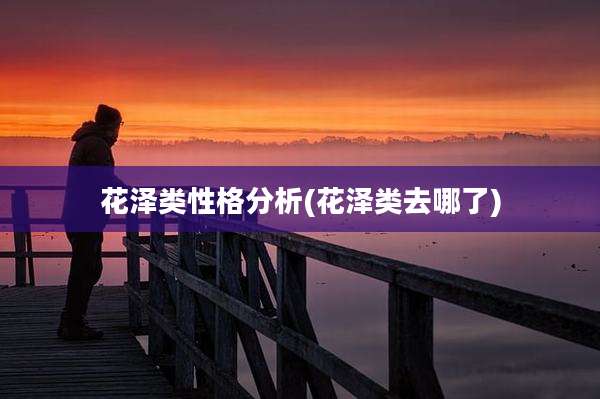 花泽类性格分析(花泽类去哪了)