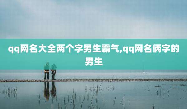 qq网名大全两个字男生霸气,qq网名俩字的男生