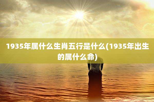 1935年属什么生肖五行是什么(1935年出生的属什么命)