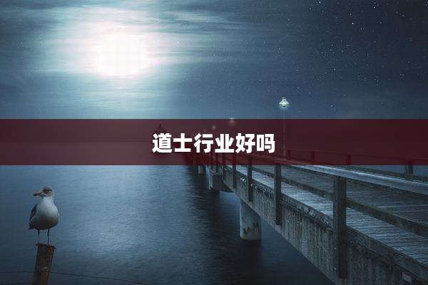 道士行业好吗