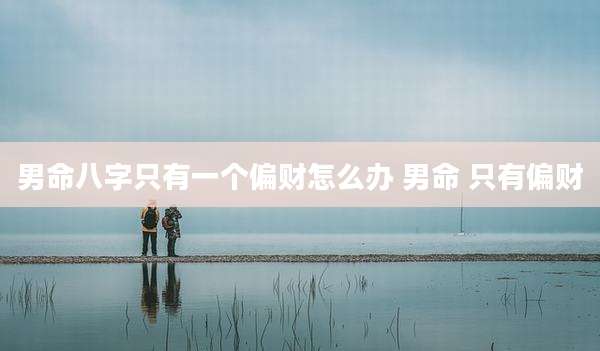 男命八字只有一个偏财怎么办 男命 只有偏财