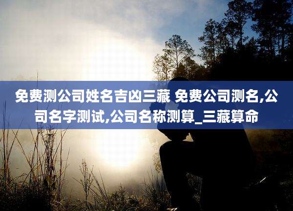免费测公司姓名吉凶三藏 免费公司测名,公司名字测试,公司名称测算_三藏算命