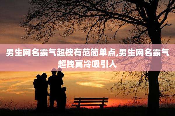 男生网名霸气超拽有范简单点,男生网名霸气超拽高冷吸引人