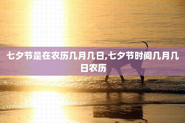 七夕节是在农历几月几日,七夕节时间几月几日农历