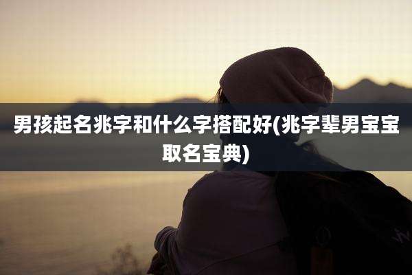 男孩起名兆字和什么字搭配好(兆字辈男宝宝取名宝典)