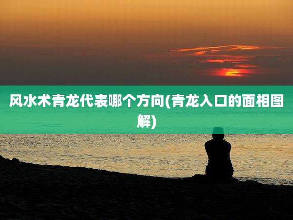 风水术青龙代表哪个方向(青龙入口的面相图解)