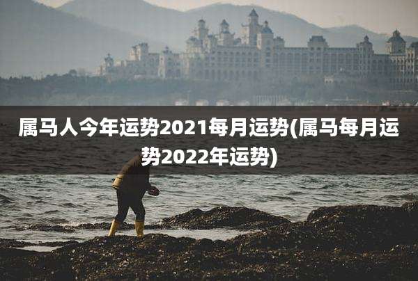 属马人今年运势2021每月运势(属马每月运势2022年运势)