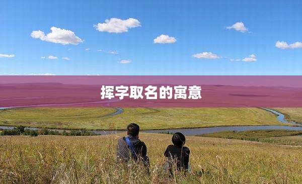 挥字取名的寓意