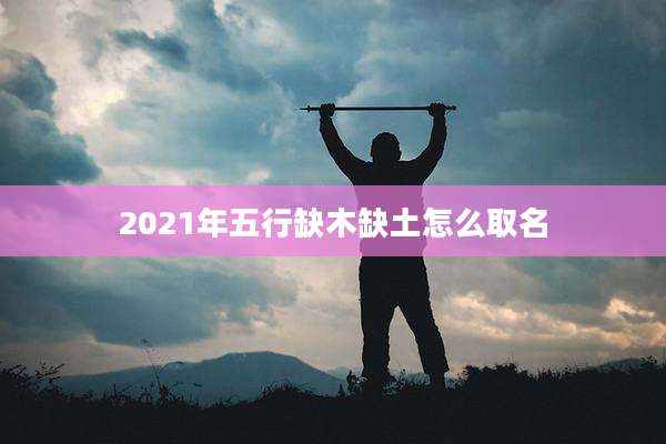 2021年五行缺木缺土怎么取名