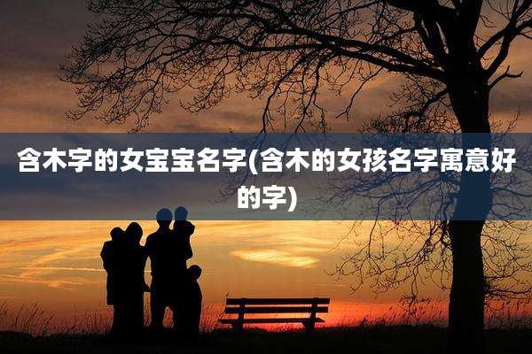 含木字的女宝宝名字(含木的女孩名字寓意好的字)