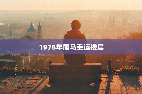 1978年属马幸运楼层
