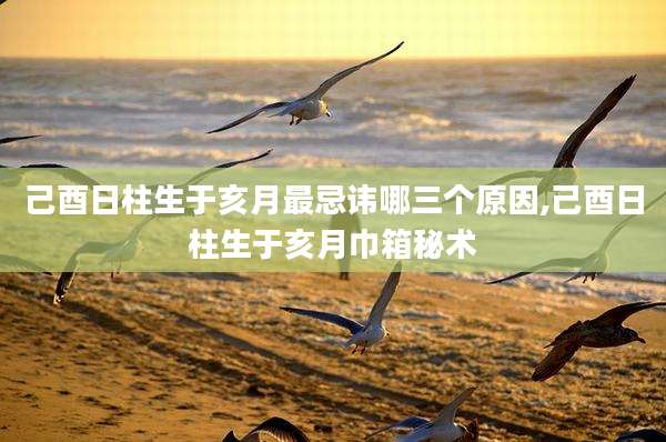 己酉日柱生于亥月最忌讳哪三个原因,己酉日柱生于亥月巾箱秘术
