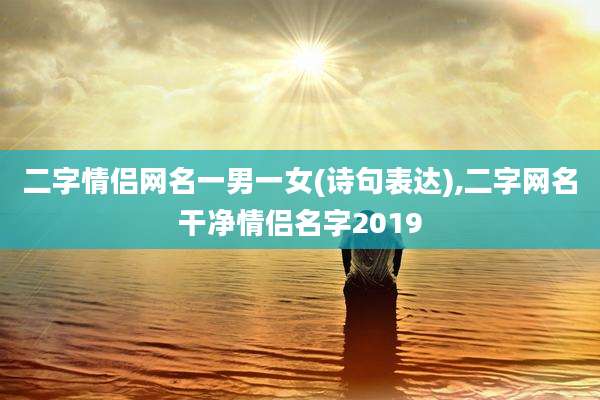 二字情侣网名一男一女(诗句表达),二字网名干净情侣名字2019