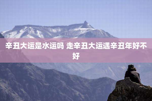 辛丑大运是水运吗 走辛丑大运遇辛丑年好不好