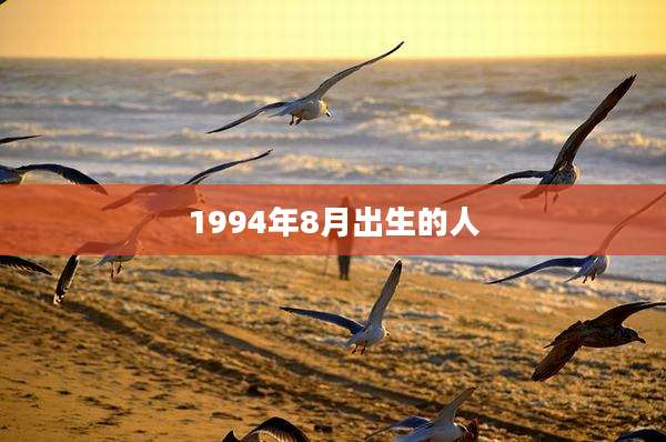 1994年8月出生的人
