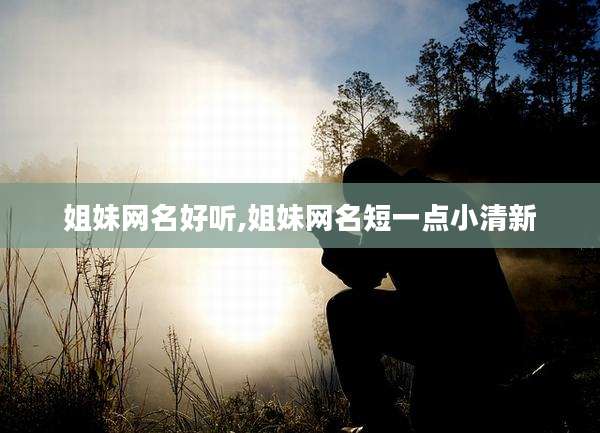 姐妹网名好听,姐妹网名短一点小清新