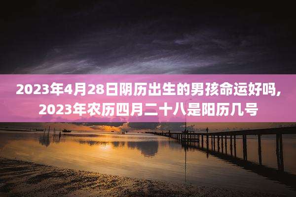 2023年4月28日阴历出生的男孩命运好吗,2023年农历四月二十八是阳历几号