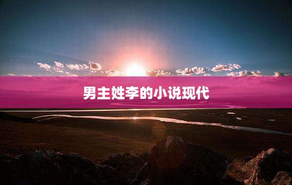 男主姓李的小说现代