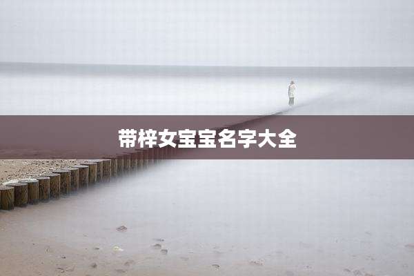 带梓女宝宝名字大全