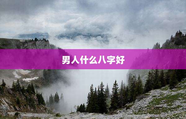 男人什么八字好