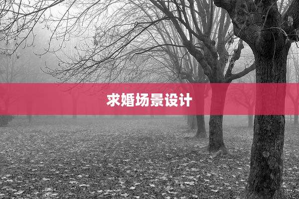 求婚场景设计