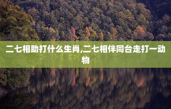 二七相助打什么生肖,二七相伴同台走打一动物