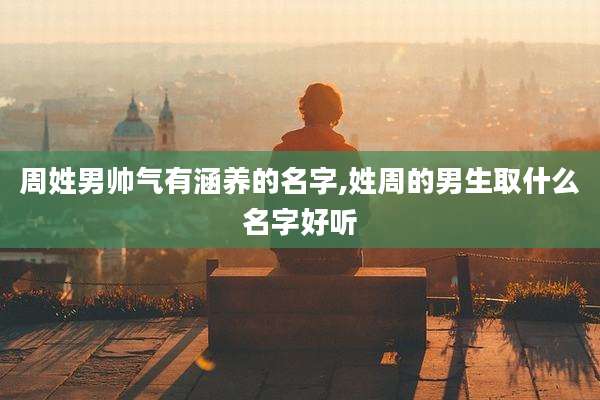 周姓男帅气有涵养的名字,姓周的男生取什么名字好听