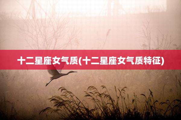 十二星座女气质(十二星座女气质特征)