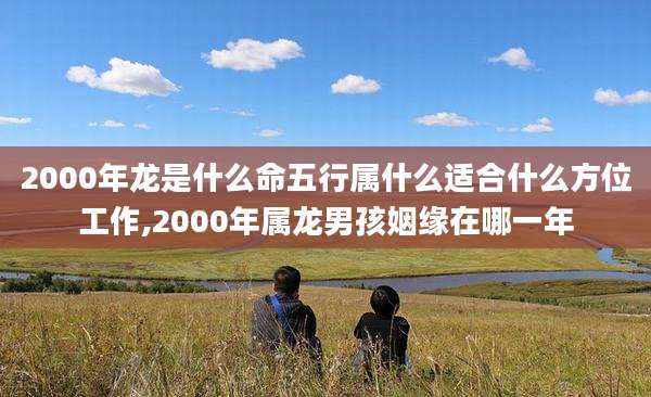 2000年龙是什么命五行属什么适合什么方位工作,2000年属龙男孩姻缘在哪一年