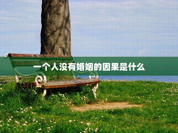 一个人没有婚姻的因果是什么