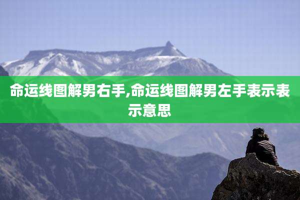 命运线图解男右手,命运线图解男左手表示表示意思