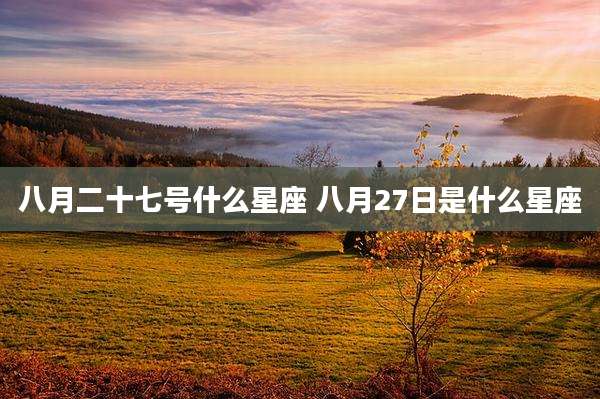 八月二十七号什么星座 八月27日是什么星座