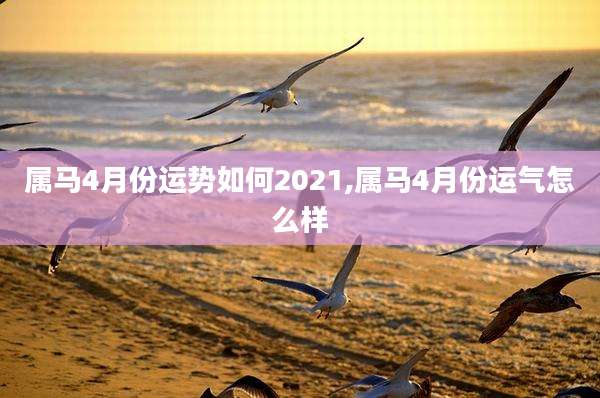 属马4月份运势如何2021,属马4月份运气怎么样