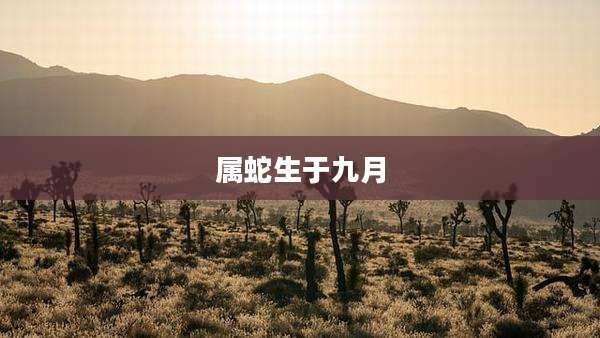属蛇生于九月