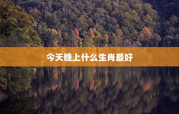 今天晚上什么生肖最好