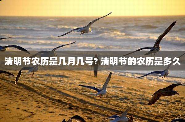 清明节农历是几月几号? 清明节的农历是多久