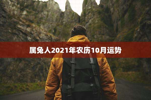 属兔人2021年农历10月运势