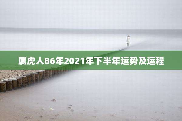 属虎人86年2021年下半年运势及运程
