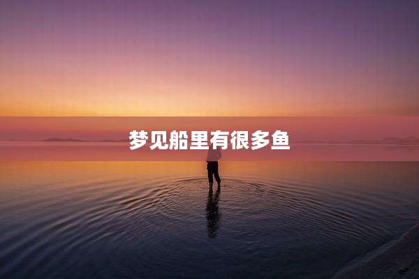 梦见船里有很多鱼