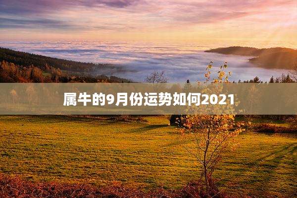 属牛的9月份运势如何2021