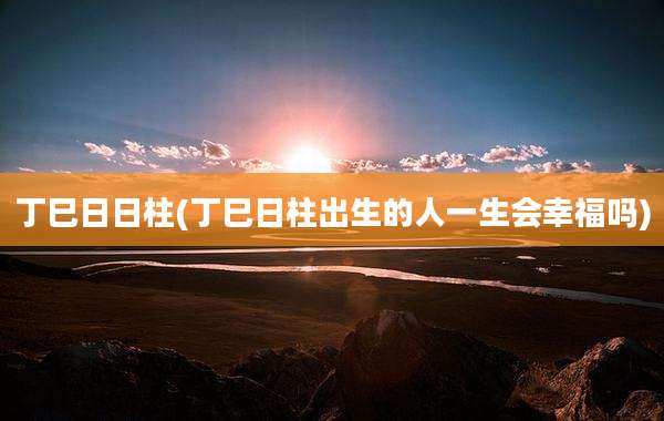 丁巳日日柱(丁巳日柱出生的人一生会幸福吗)