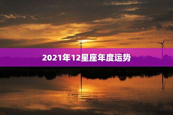 2021年12星座年度运势